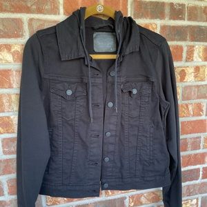 Levi’s Black Denim hoodie jacket